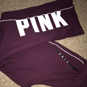 Pink sweatpants